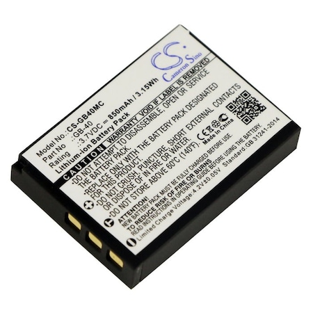 Bsc Preferred GE E1030 E1040 E1050TW E1240 E1250TW E850 H855 Camera Replacement Battery CS-GB40MC.1